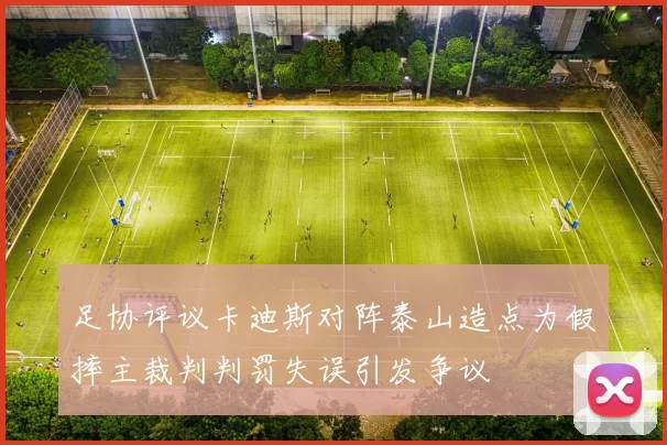 足协评议卡迪斯对阵泰山造点为假摔主裁判判罚失误引发争议